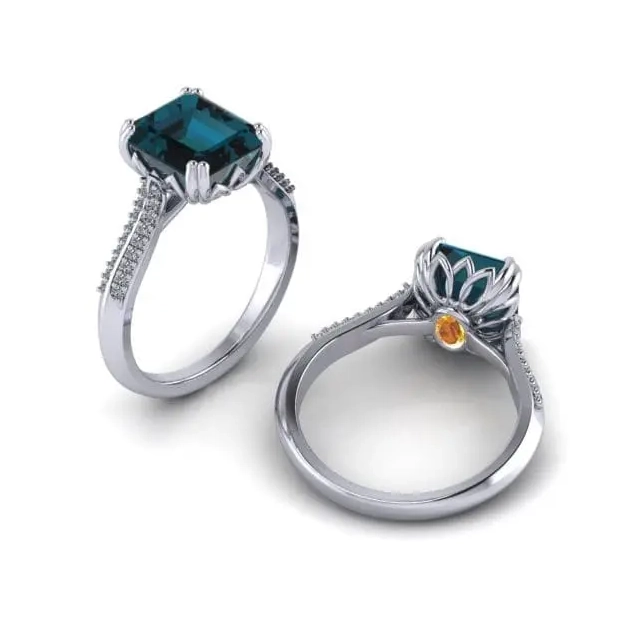 double-row-diamond-band-large-color-center